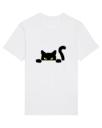 Cat spionage Tricou mânecă scurtă Unisex Rocker