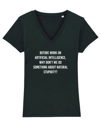 Do something about natural stupidity Black