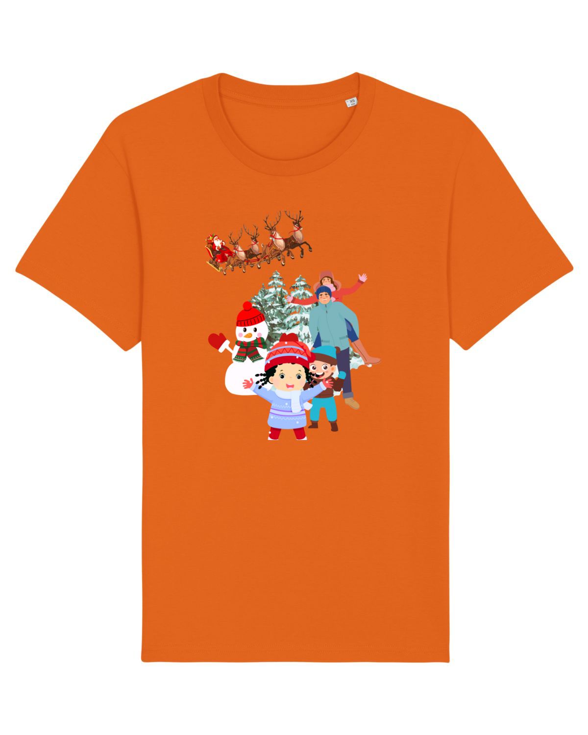 Tricou mânecă scurtă Unisex Rocker Bright Orange