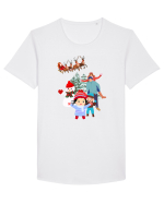 Funmass family Tricou mânecă scurtă guler larg Bărbat Skater