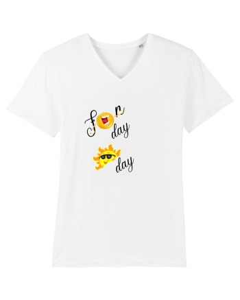 Sunny Funny Sunday  White