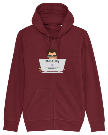 IT Jokes Burgundy