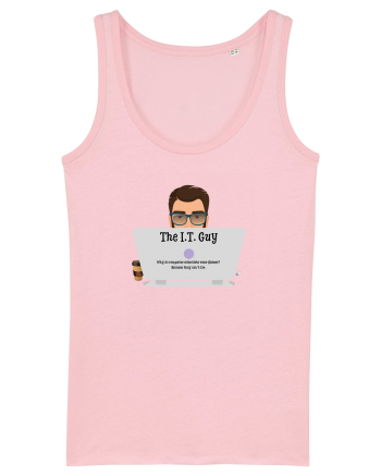 IT Jokes Cotton Pink