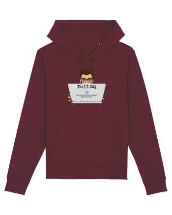 IT Jokes Burgundy