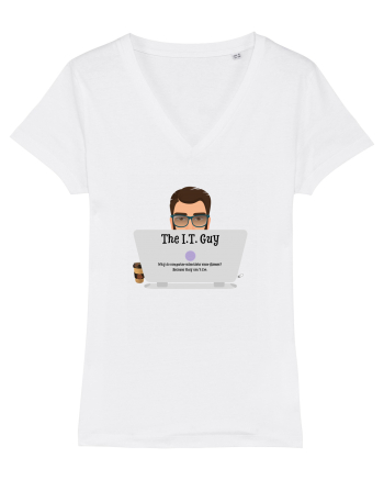 IT Jokes White