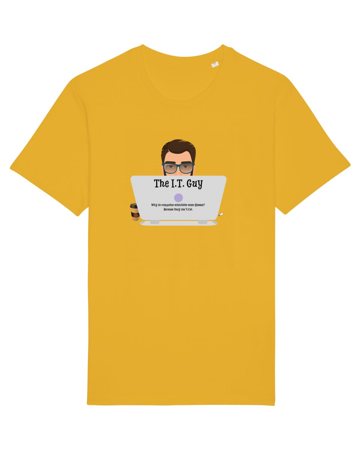 Tricou mânecă scurtă Unisex Rocker Spectra Yellow