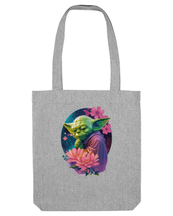 Yoda's Floral Wisdom Heather Grey