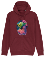 Yoda's Floral Wisdom Hanorac cu fermoar Unisex Connector