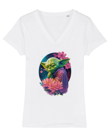 Yoda's Floral Wisdom White