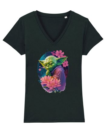 Yoda's Floral Wisdom Black