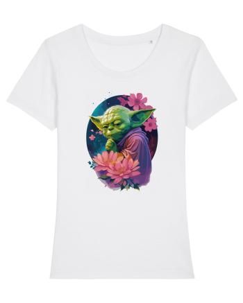 Yoda's Floral Wisdom White