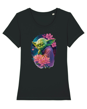 Yoda's Floral Wisdom Black