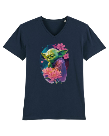 Yoda's Floral Wisdom French Navy
