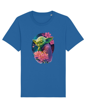 Yoda's Floral Wisdom Royal Blue