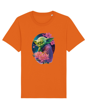 Yoda's Floral Wisdom Bright Orange