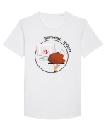 Servesc masa Tricou mânecă scurtă guler larg Bărbat Skater