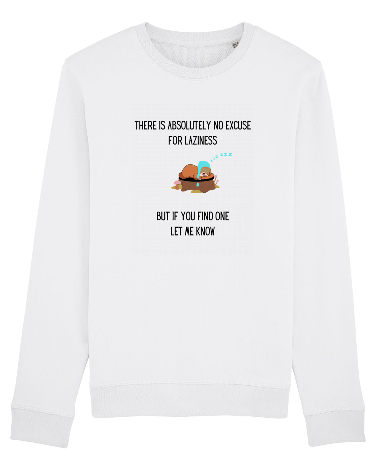 Bluză mânecă lungă Unisex Rise White