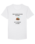 Laaazy Tricou mânecă scurtă guler larg Bărbat Skater
