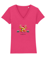 Who? Me? Tricou mânecă scurtă guler V Damă Evoker
