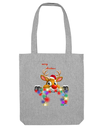 Merry Deery Christmas Heather Grey