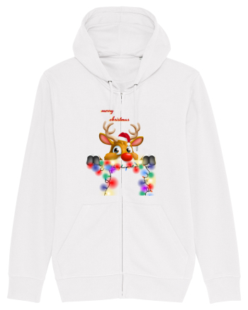 Merry Deery Christmas White