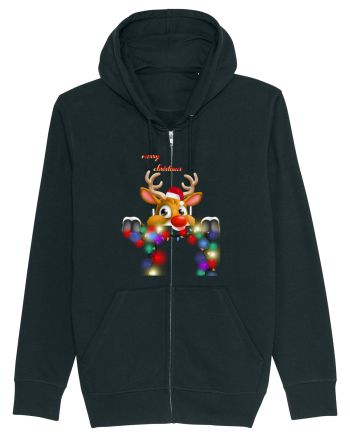 Merry Deery Christmas Black