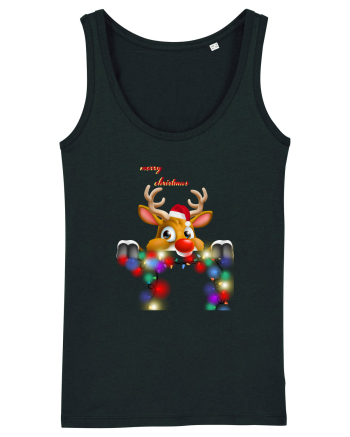 Merry Deery Christmas Black