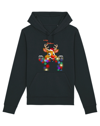 Merry Deery Christmas Black