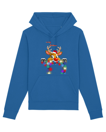Merry Deery Christmas Royal Blue