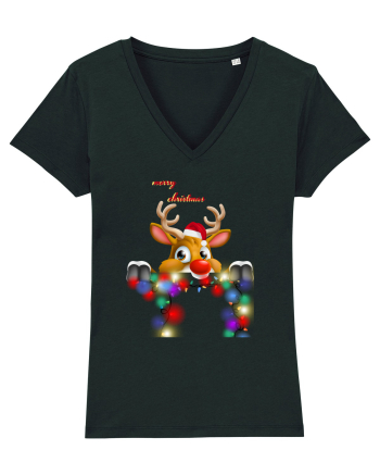 Merry Deery Christmas Black