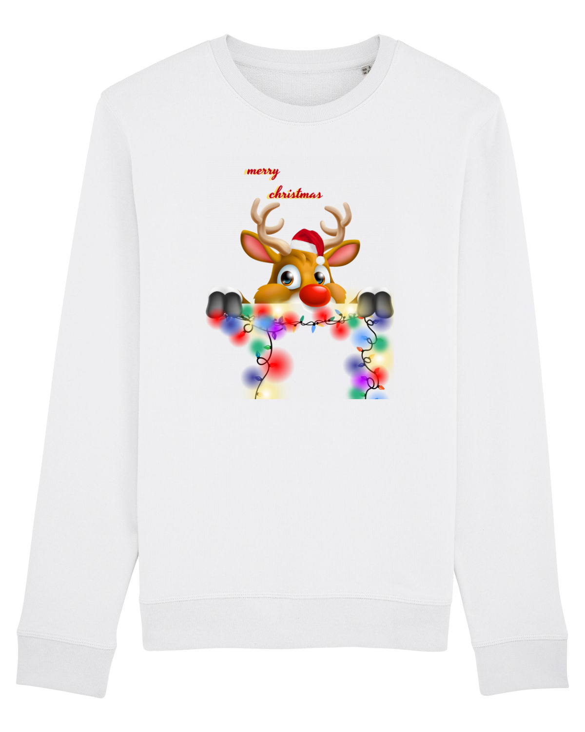 Bluză mânecă lungă Unisex Rise White