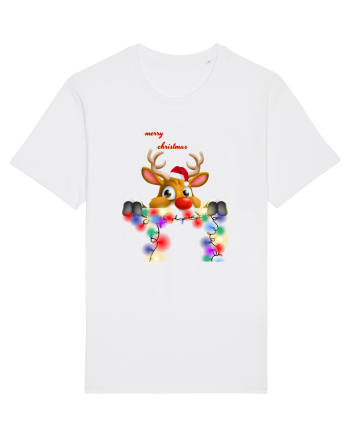 Merry Deery Christmas White