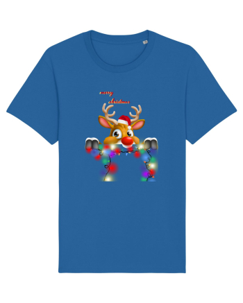Merry Deery Christmas Royal Blue