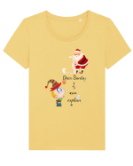 Explain to Santa Tricou mânecă scurtă guler larg fitted Damă Expresser