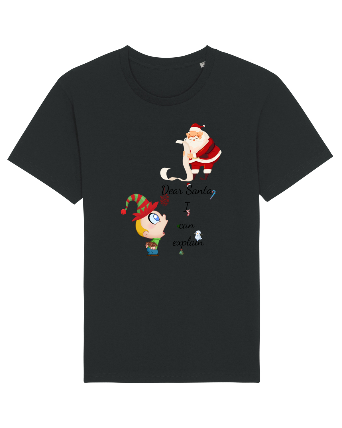 Tricou mânecă scurtă Unisex Rocker Black