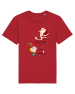 Explain to Santa Tricou mânecă scurtă Unisex Rocker