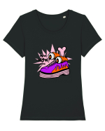 Forever Cool Tricou mânecă scurtă guler larg fitted Damă Expresser