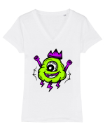 Forever Thunder Tricou mânecă scurtă guler V Damă Evoker