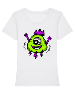 Forever Thunder Tricou mânecă scurtă guler larg fitted Damă Expresser