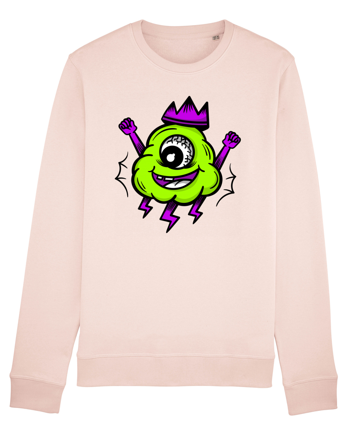 Bluză mânecă lungă Unisex Rise Candy Pink