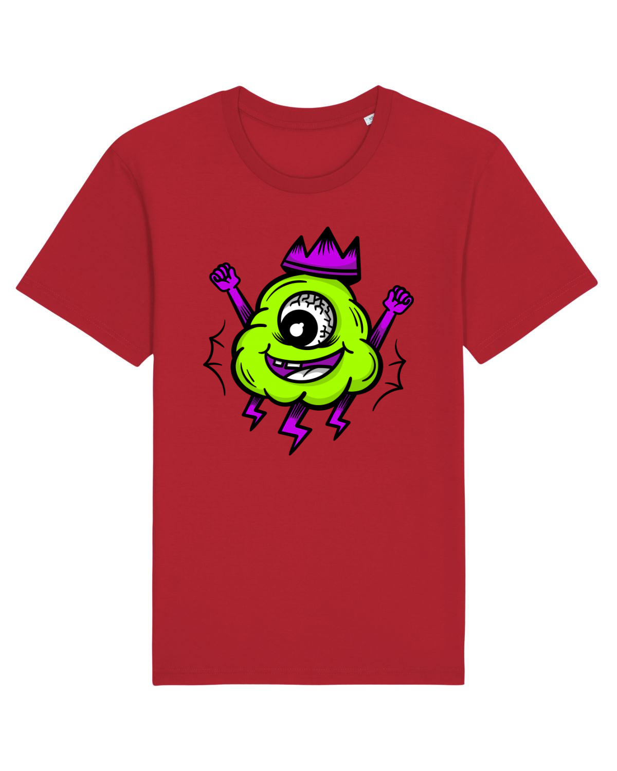 Tricou mânecă scurtă Unisex Rocker Red