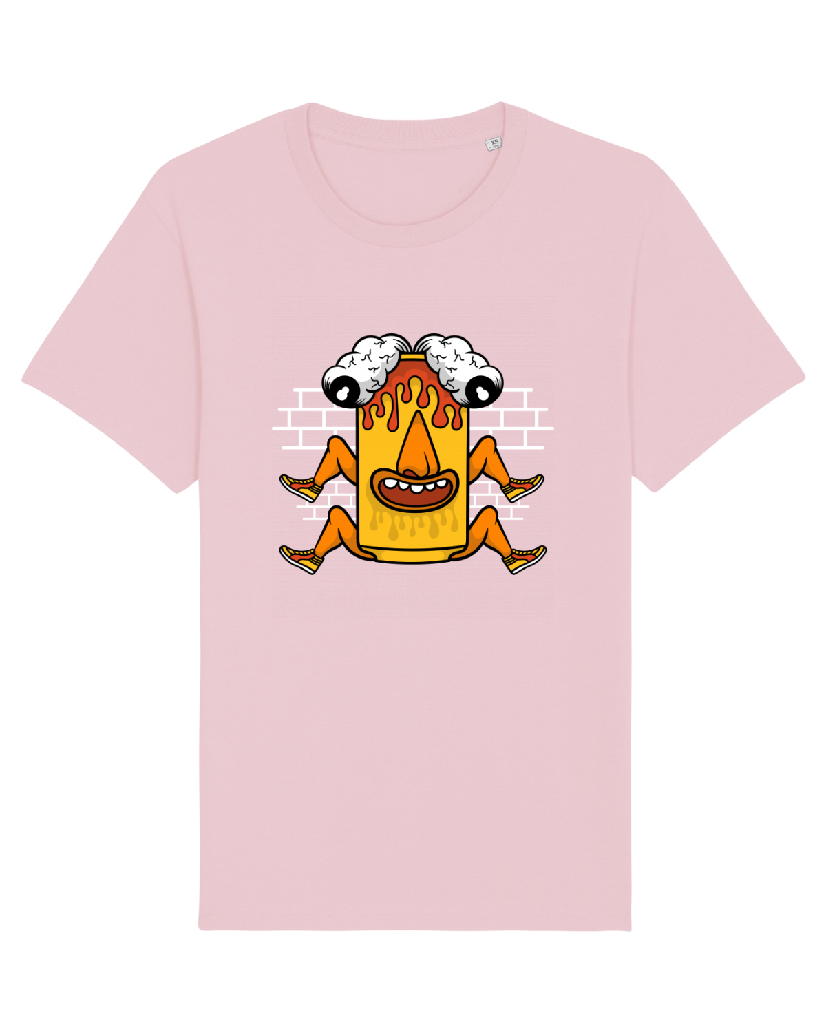 Tricou mânecă scurtă Unisex Rocker Cotton Pink