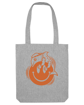 Give Smile Get Hugs Heather Grey