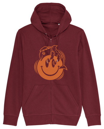 Give Smile Get Hugs Burgundy