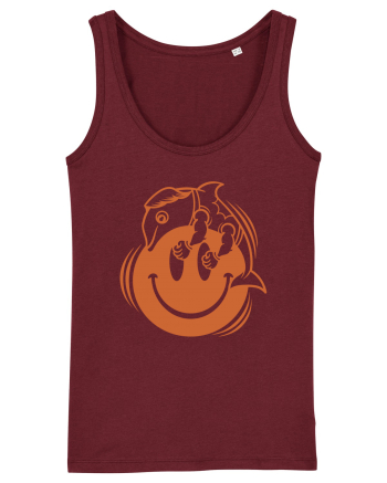 Give Smile Get Hugs Burgundy