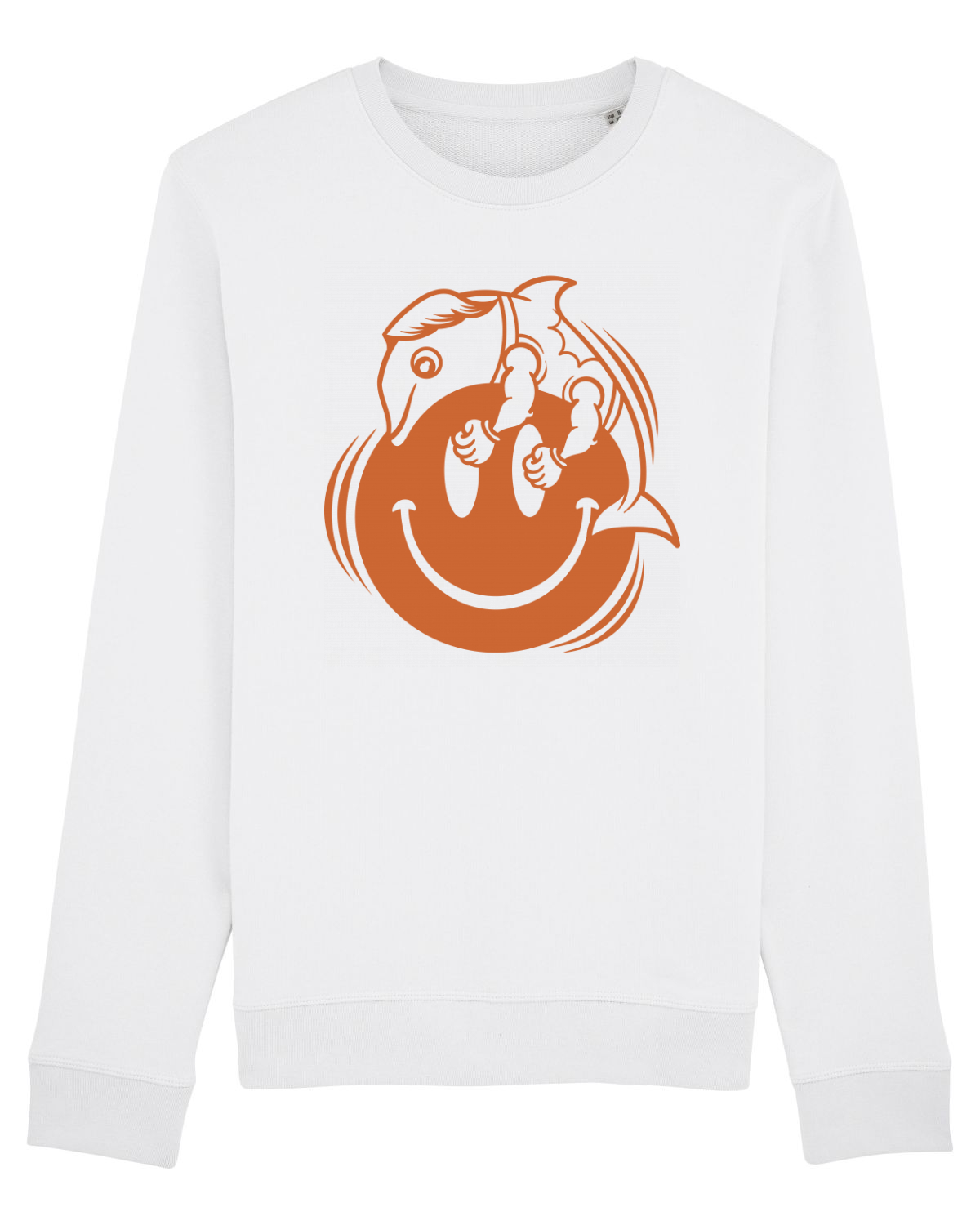 Bluză mânecă lungă Unisex Rise White