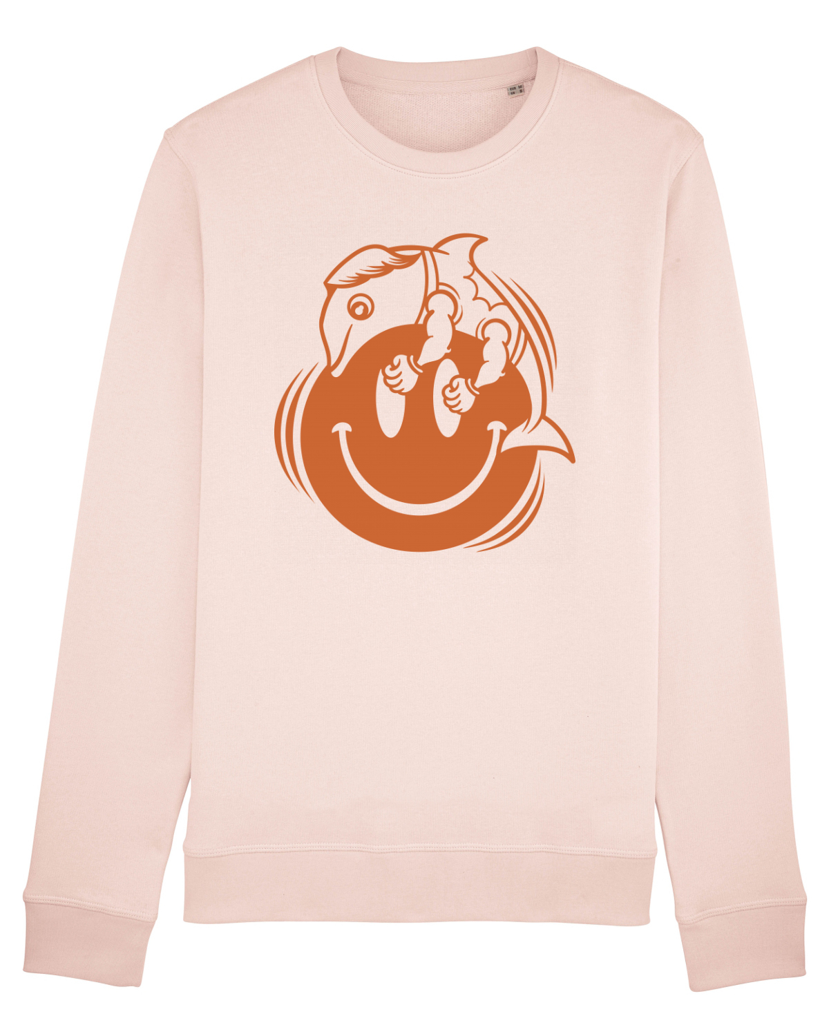 Bluză mânecă lungă Unisex Rise Candy Pink