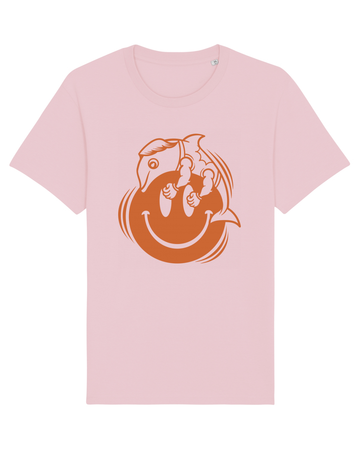 Tricou mânecă scurtă Unisex Rocker Cotton Pink