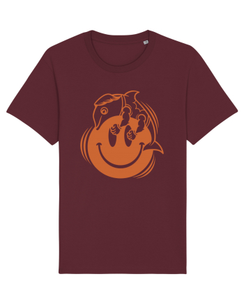 Give Smile Get Hugs Burgundy