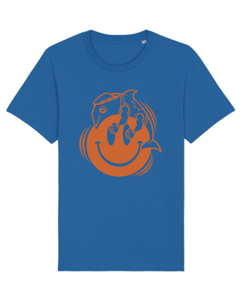 Give Smile Get Hugs Royal Blue